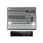 Consola Amplificada 12 Canales 1600Watts con USB - Bluetooth SOOOM GS-12PLUS