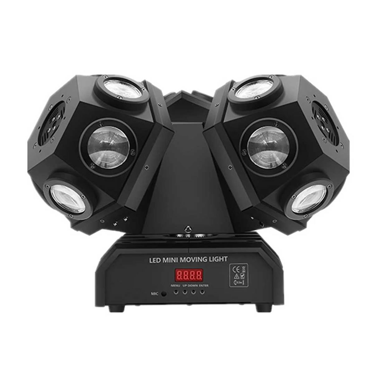 Triple Bola Loca 3 en 1 Led Láser y Estrobo MS-CB312 - Imagen 3