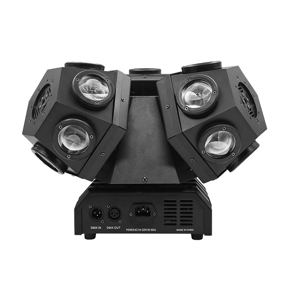 Triple Bola Loca 3 en 1 Led Láser y Estrobo MS-CB312 - Imagen 4