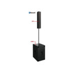 Sistema de Columna Compacto 1000 Watts Activo con DSP y Subwoofer Audiocenter L83 MK2 + L83S MK2