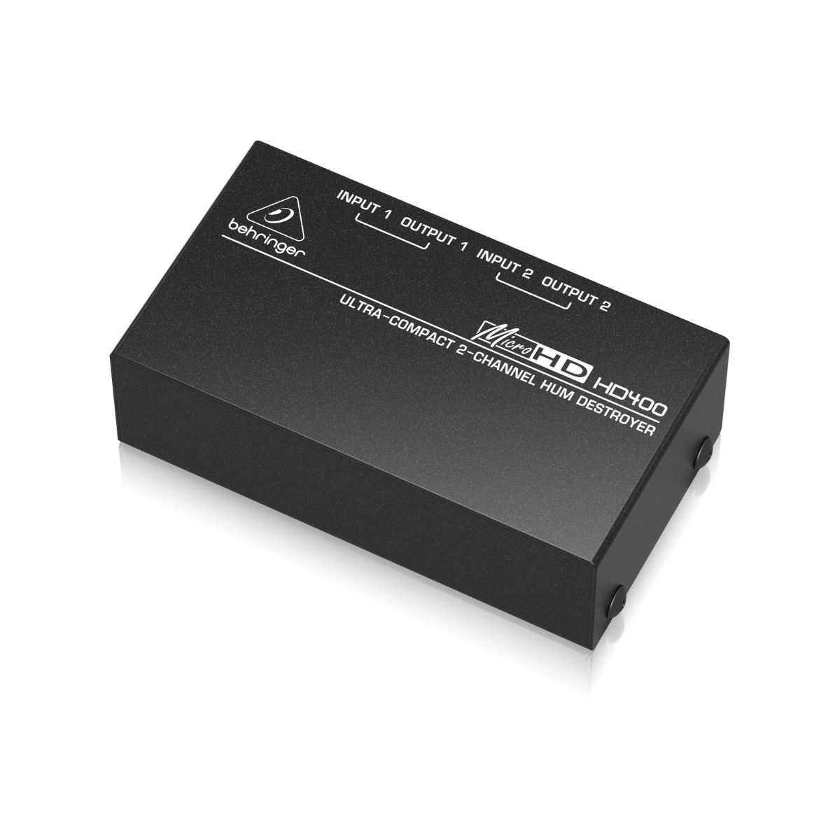 Destructor de Zumbidos Ultraportátil de 2 Canales Behringer HD400 - Imagen 1