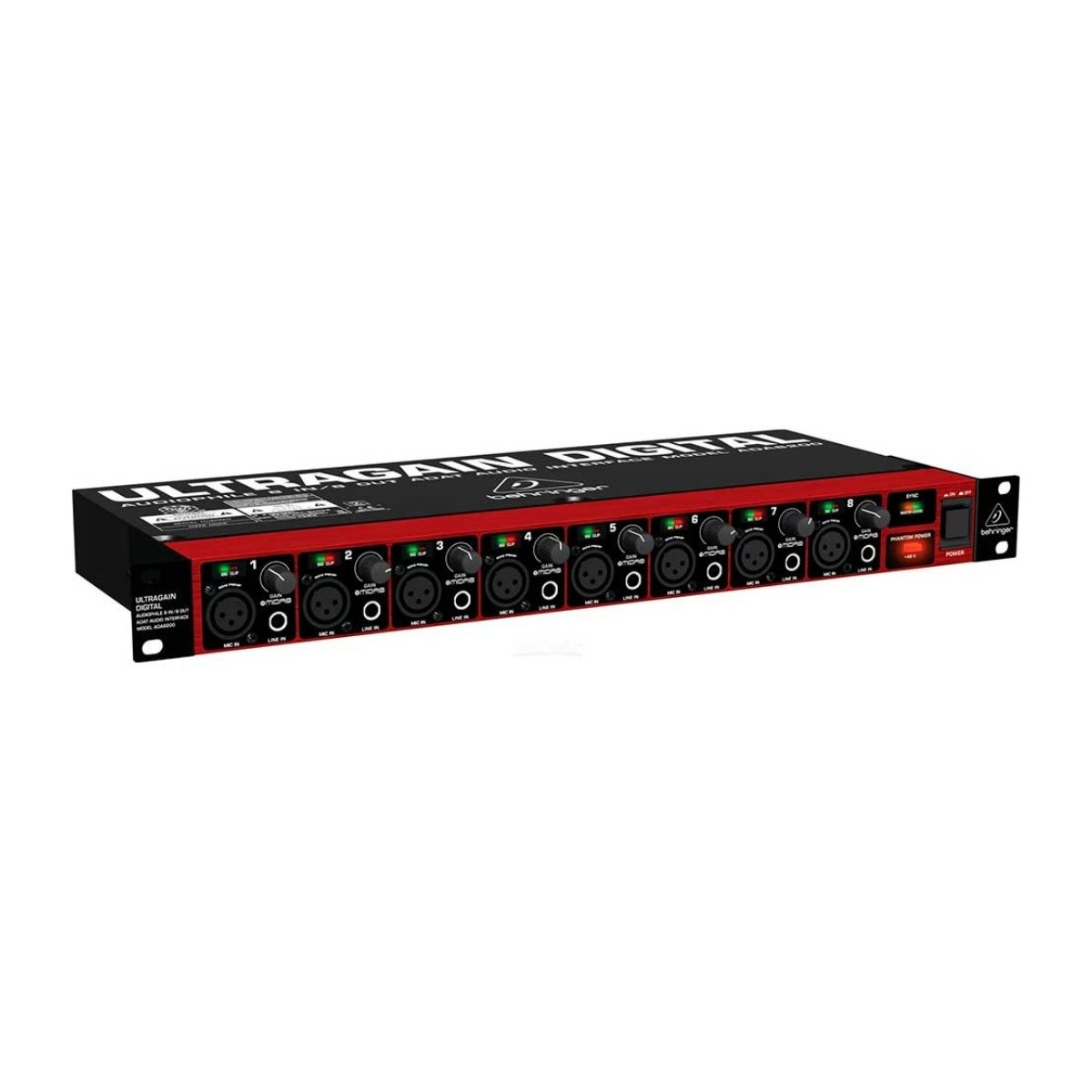 Interfaz ADAT 8 Entradas 8 Salidas con Preamplificadores MIDAS Behringer ADA8200 - Imagen 1