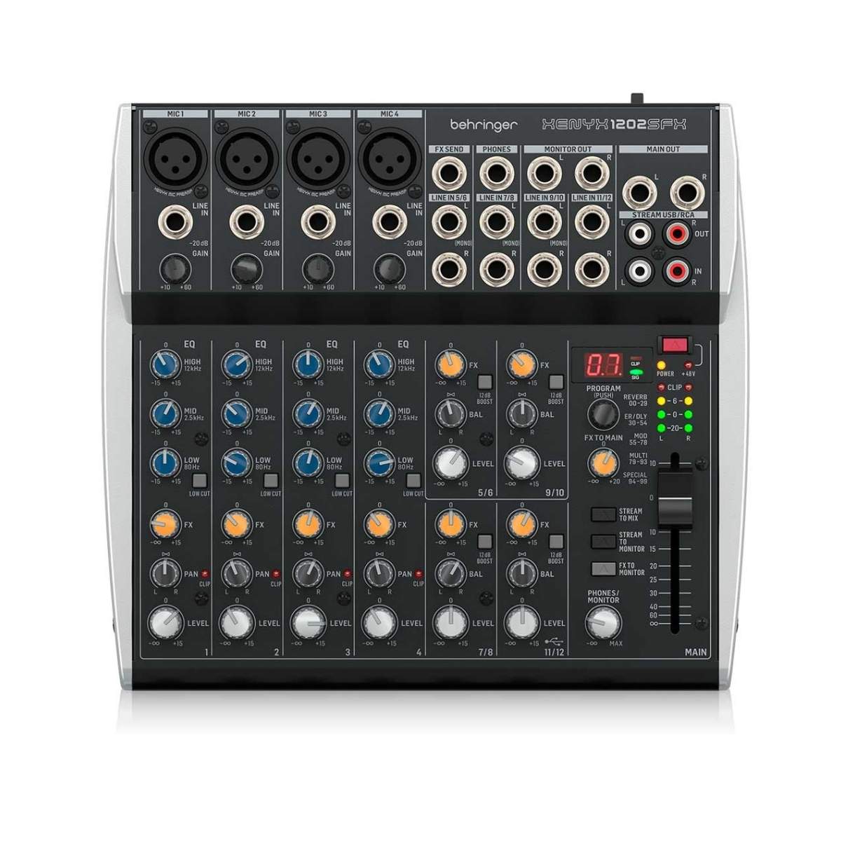 Mezcladora 12 Canales con USB y  Efectos Behringer XENYX 1202SFX - Imagen 1