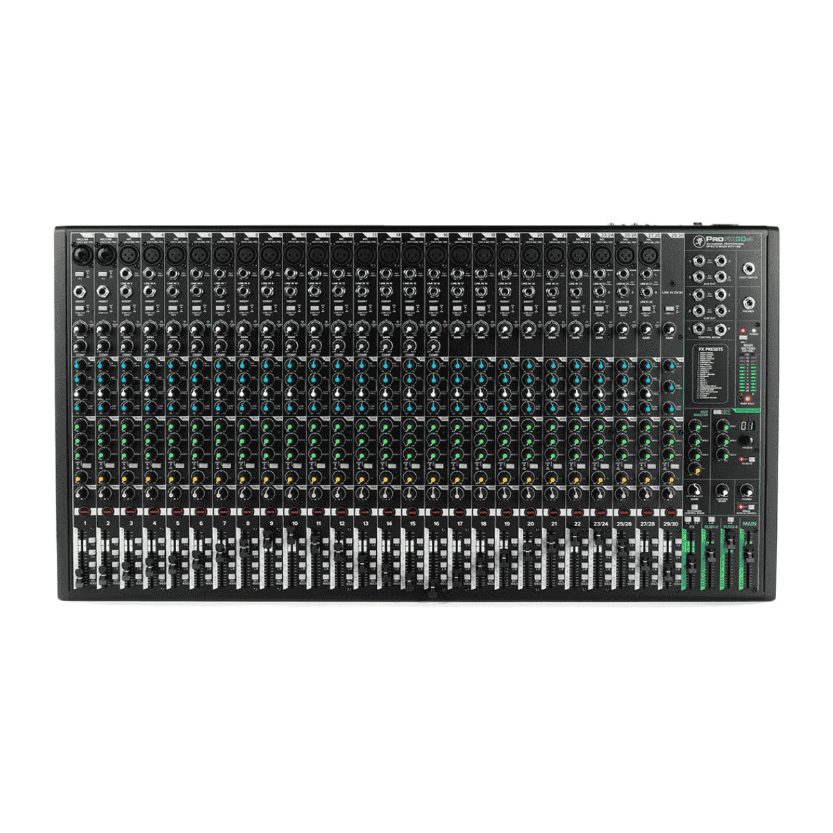 Mezcladora  de 30 Canales USB y Efectos Digitales MACKIE PROFX30V3 - Imagen 1