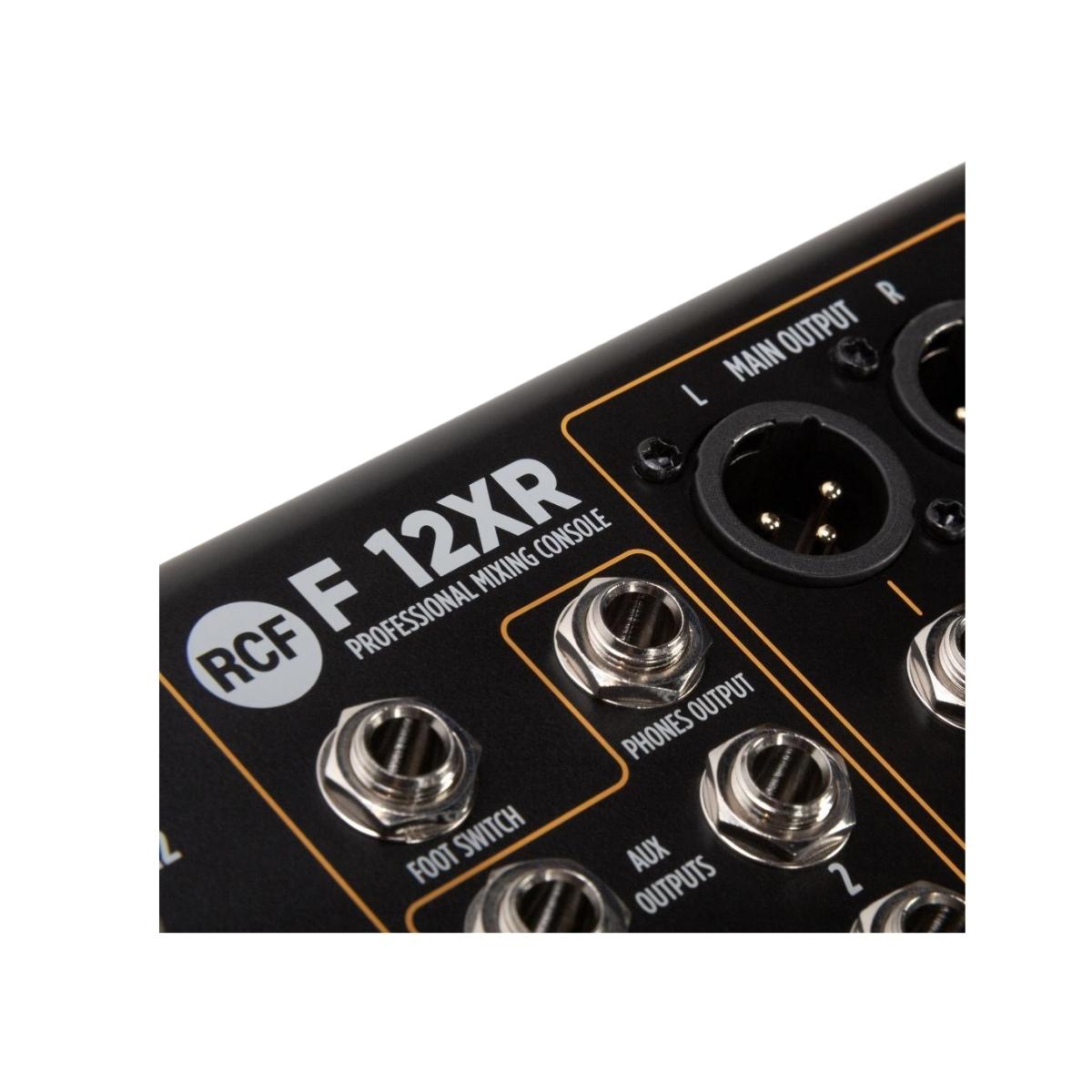 RCF F 12XR | Mixer 12 Canales con Efectos e Interfaz USB - Imagen 5
