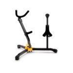 Stand Multi para 1 Saxo Tenor-Alto y 1 Saxo Soprano con Bolsa de Transporte Hercules DS533BB
