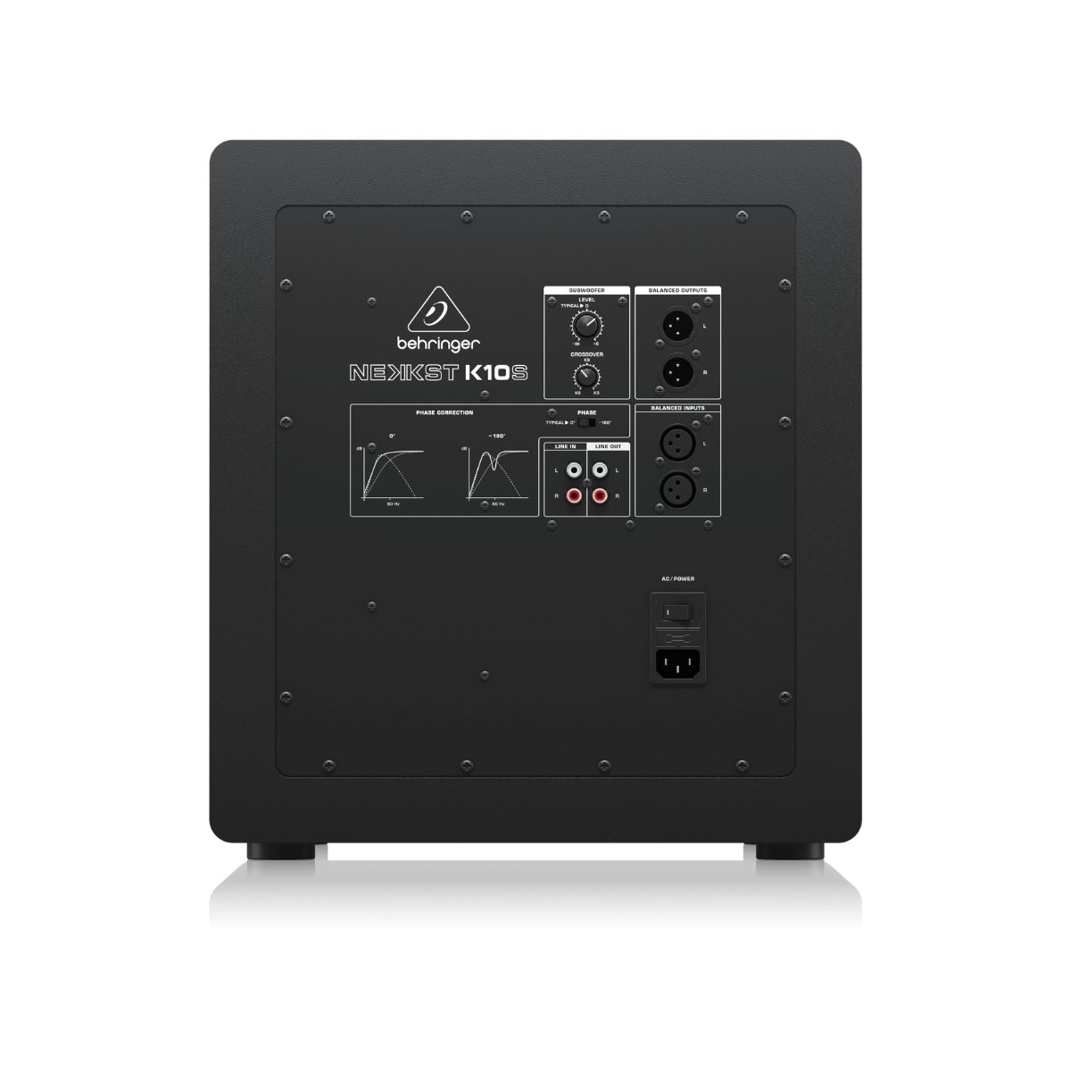 Subwoofer Activo de Studio 10" con Tecnología de Guía de Onda Behringer K10S - Imagen 2