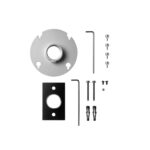 Kit de montaje para poste 1.5" Cuadrado sin Cubierta SHURE A900-S-PM