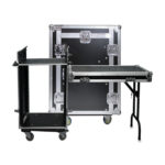 Rack de Madera para Power y Mixer con Mesa 12 Espacios Sooom MC-12U