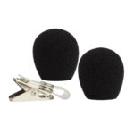 SHURE RK318WS | Paravientos para Micrófonos de Diadema y Pinza Negro (2 piezas)