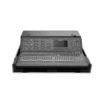 ODYSSEY FZMIDM32DHW | Caja de vuelo de consola de mezcla en vivo con una cubierta de cable Doghouse y ruedas