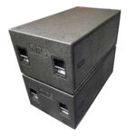 Caja Vacia de Pino Bajo Doble MRS