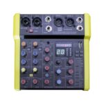 SOOOM M802USB | Mixer de 4 canales con interfaz USB y 2 entradas XLR
